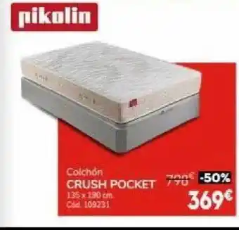 Conforama Colchón crush pocket pikolin oferta
