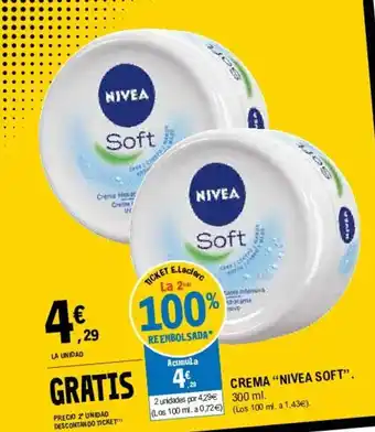 E.Leclerc "Nivea Soft" Crema 300ml oferta