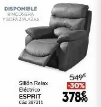 Conforama Sillón relax eléctrico esprit oferta