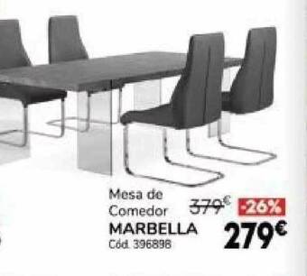 Conforama Mesa de comedor marbella oferta