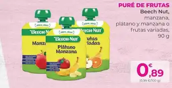 SPAR Gran Canaria Puré de frutas beech nut oferta