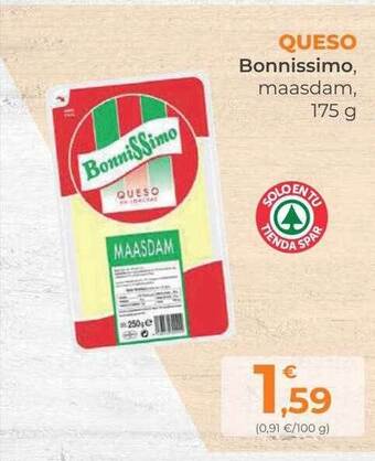 SPAR Gran Canaria Queso bonnissimo maasdam oferta
