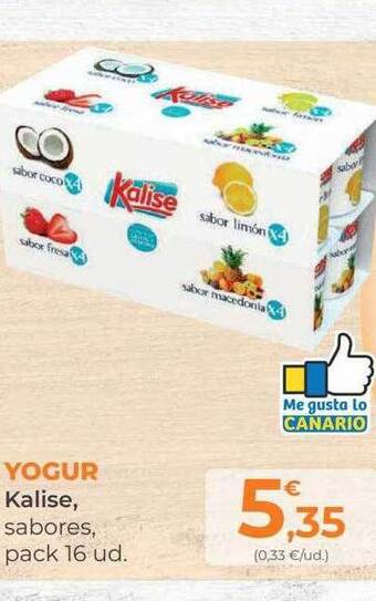 SPAR Gran Canaria Yogur kalise oferta