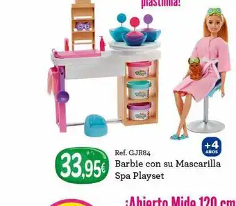 Todojuguete Barbie con su mascarilla spa playset oferta
