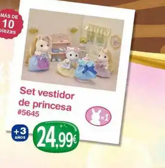 Set vestidor de princesa