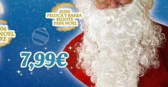 Todojuguete Peluca y barba bigote papa noel oferta