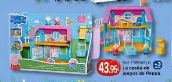 Todojuguete La casita de juegos de peppa oferta