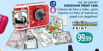 Todojuguete Kidizoom print cam oferta