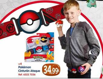 Todojuguete Pokémon cinturón ataque oferta