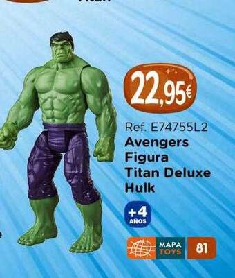 Todojuguete Avengers figura titan deluxe hulk oferta
