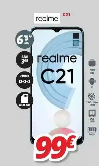 Mi electro Realme C21 oferta