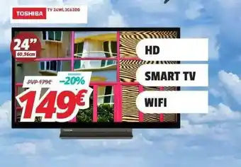 Mi electro Toshiba TV 24WL3C63DG oferta