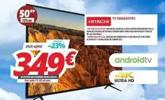 Mi electro Hitachi TV 50HAK5751 oferta