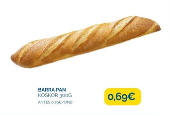 Cash Ecofamilia Barra pan oferta