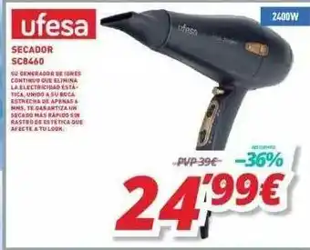 Mi electro Ufesa Secador SC8460 oferta
