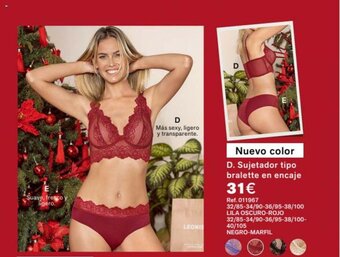 Leonisa Sujetador tipo bralette en encaje oferta