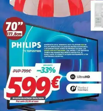 Mi electro Philips TV70PUS7505 oferta