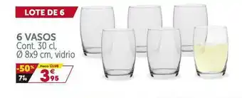 GiFi 6 Vasos 30cl oferta