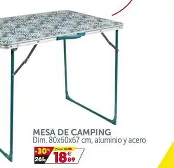 GiFi Mesa De Camping 80x60x67cm oferta