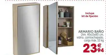 GiFi Armario Baño 40x15x80cm oferta