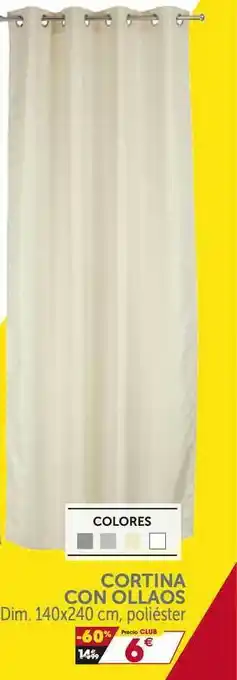 GiFi Cortina Con Ollaos 140x240cm oferta