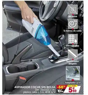 GiFi Aspirador Coche Sin Bolsa 28x11x12,5Cm oferta