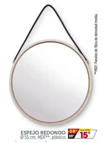 GiFi Espejo Redondo ∅ 55Cm oferta