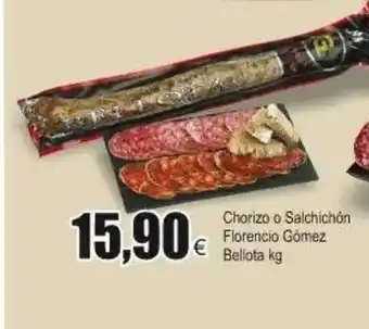 FROIZ Florencio Gómez Bellota Chorizo O Salchichón oferta