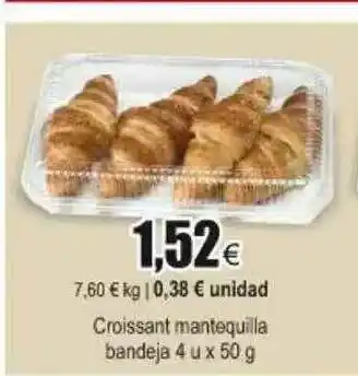 FROIZ Croisante Mantequilla Bandeja 4u x 50g oferta