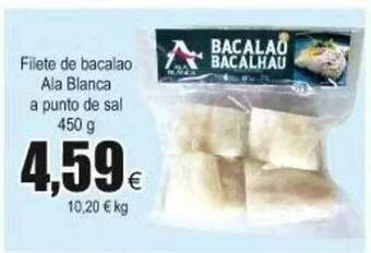 FROIZ Filete De Bacalao Ala Blanca A Punto De Sal 450g oferta
