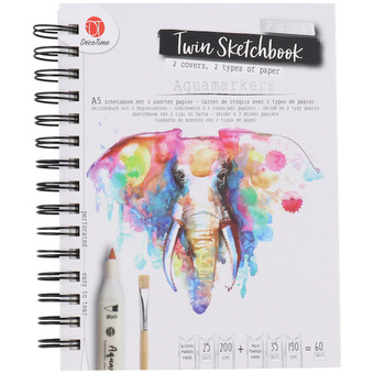 Action Cuaderno de dibujo twin décotime oferta