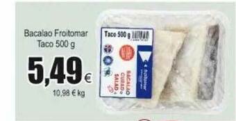 FROIZ Bacalao Froitomar Taco 500g oferta