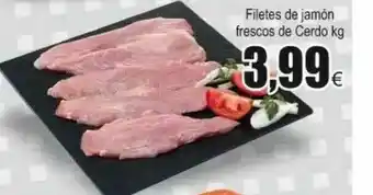 FROIZ Filetes De Jamón Frescos De Cerdo oferta