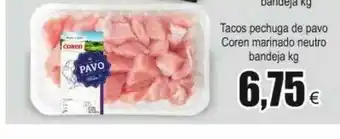 FROIZ Coren Tacos Pechuga De Pvao Marinado Neutro Bandeja oferta