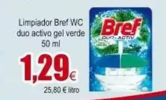 FROIZ Bref Wc Duo Activo Gel Verde Limpiador 50ml oferta