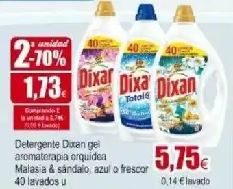 FROIZ Dixan Gel Aromaterapie Orquídea Malasia & Sándalo Azul O Frescor Detergente oferta