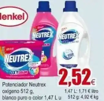 FROIZ Neutrex Oxigeno 512g, Blanco Puro O Color 1,47L Potenciador oferta