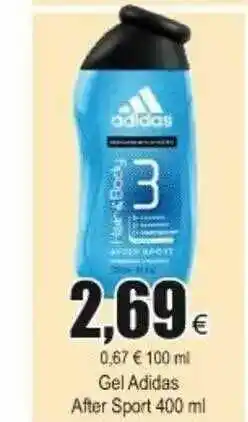 FROIZ Adidad After Sport Gel 400ml oferta