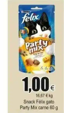 FROIZ Félix Gato Party Mix Carne Snack 60g oferta