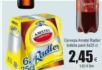 FROIZ Amstel Radler Cerveza Botella Pack 6x25cl oferta