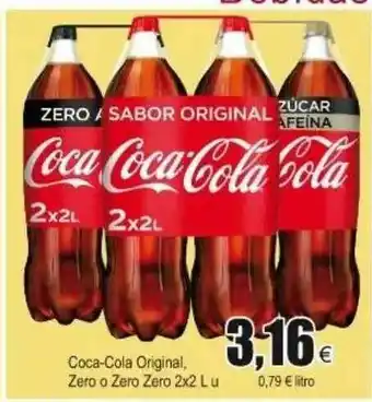 FROIZ Coca-Cola Original, Zero O Zero Zero 2x2L u oferta