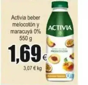 FROIZ Activia Beber Melocotón Y Maracuyá 0% 550g oferta