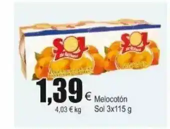 FROIZ Sol Melocotón 3x115g oferta