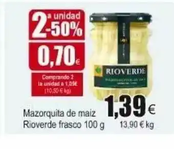 FROIZ Rioverde Mazorquita De Maiz Frasco 100g oferta
