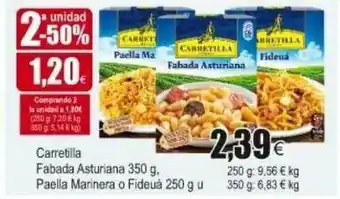 FROIZ Carretilla Fabada Asturiana 350g, Paella Marinera O Fideuá 250g oferta