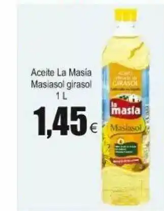 FROIZ La Masía Masiasol Girasol Aceite 1L oferta