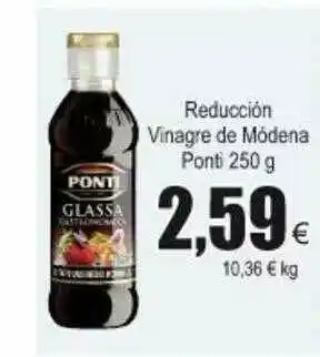 FROIZ Pontì Reducción Vinagre De Módena 250g oferta