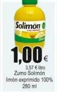 FROIZ Solimón Limón Exprimido Zumo 100% 28ml oferta