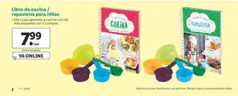 Lidl Libro de cocina/repostería para niños oferta