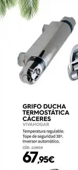 ferrOkey Grifo Ducha Termostática Cáceres Vivahogar oferta
